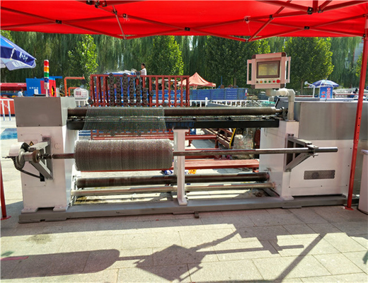 35 mm Rozmiar oczek Cnc Sześciokątna maszyna do produkcji gęsiej klatki