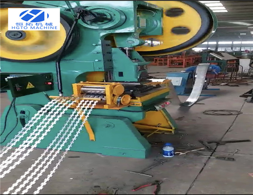 HGTO Iron Barbed Razor Blade Wire Making Machine Ognioodporna odporna na ścieranie