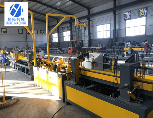 PLC Servo Motor Chain Link Fence Machine Antykorozyjny Automatyczny