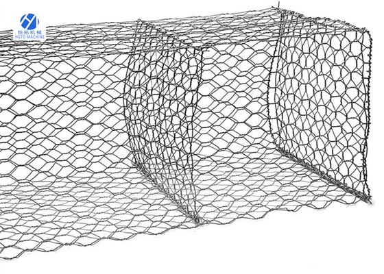 Gabion Box Sześciokątna siatka druciana 100x120mm Ognioodporna Ekologiczna