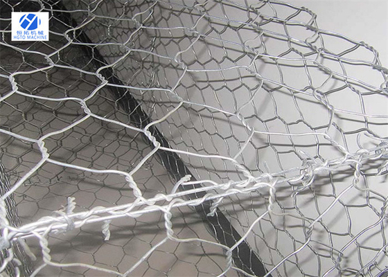 Gabion Box Sześciokątna siatka druciana 100x120mm Ognioodporna Ekologiczna