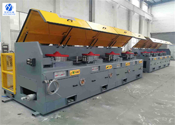 HGTO Steel SS Maszyna do ciągnienia drutu z kołem pasowym PLC Automatic Multipurpose
